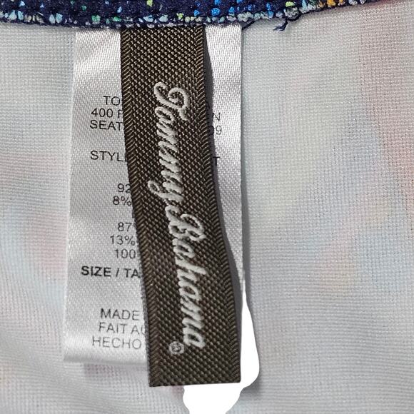 Tommy Bahama V-Neck Multicolored Paisley Tankini Top Size S/P - Picture 8 of 10